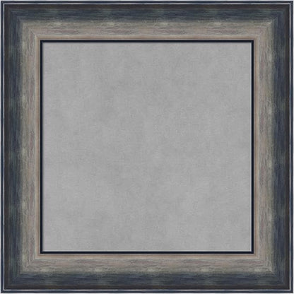 Amanti Art Silver Framed Magnetic Board 22x22 Small Vision Board for use with Magnets, 100% Metal Sheet to Display Items as Office Decor or for Home Organization in mudroom, Kitchen or Kids Room