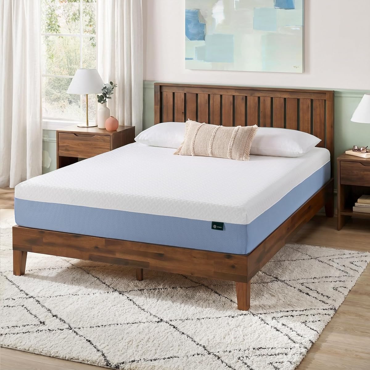 8 Inch Full Cooling Essential Memory Foam Mattress, Medium Feel