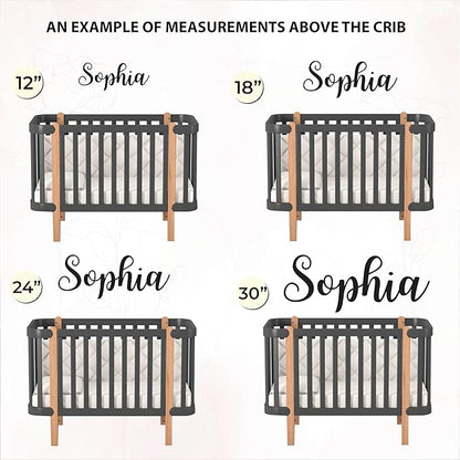 Personalized Name Sign for Nursery - Custom Wooden Name Signs for Kids Room, Personalized Nursery Name Sign - Perfect Kids Room Decor, Wall Name Decoration & Wedding signs, Family Name Signs