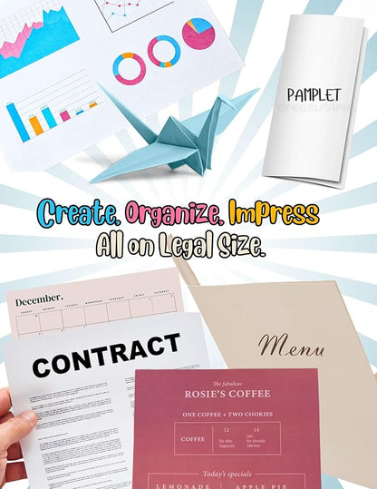Limited Papers (TM) Colored Copy Paper – 24lb/60lb Text, 90 gsm, 11"x17", Tabloid Size, 500 Sheets Per Ream. (2500, Blue)