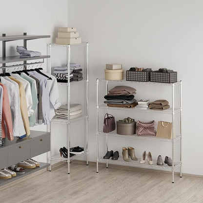 Regal Altair 14" Deep x 48" Wide x 54" Height Wire Shelving Kit | 4-Tier | NSF Commercial Storage Rack Unit
