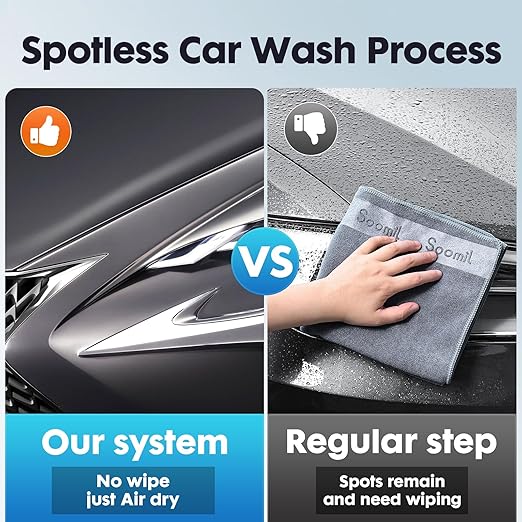 Deionized Spot-Free Car Wash Rinse System, Spotless Water System for Car Wash, Portable Water Deionizer for RV, Car,Motorcycles & Auto Detailing