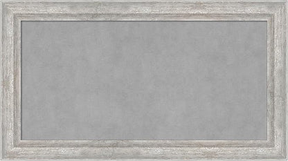 Amanti Art Silver Framed Magnetic Board 15x27 Small Vision Board for use with Magnets, 100% Metal Sheet to Display Items as Office Decor or for Home Organization in mudroom, Kitchen or Kids Room