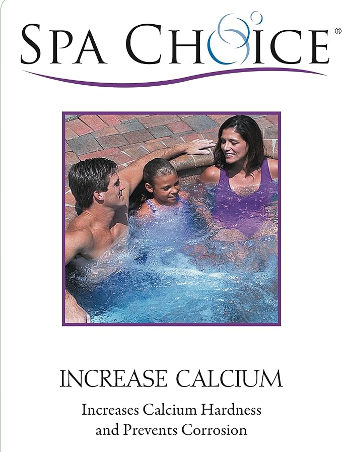 SpaChoice 14-Ounces 2-Pack Premium Increase Calcium, Calcium Hardness Increaser Hot Tub, Made in USA