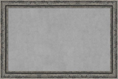 Amanti Art Black Framed Magnetic Board 24x36 Large Vision Board for use with Magnets, 100% Metal Sheet to Display Items as Office Decor or for Home Organization in mudroom, Kitchen or Kids Room