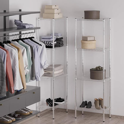 Regal Altair 14" Deep x 24" Wide x 74" Height Wire Shelving Kit | 4-Tier | NSF Commercial Storage Rack Unit