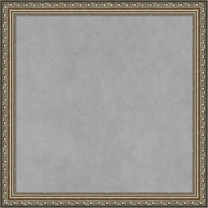 Amanti Art Silver Framed Magnetic Board 18x18 Small Vision Board for use with Magnets, 100% Metal Sheet to Display Items as Office Decor or for Home Organization in mudroom, Kitchen or Kids Room