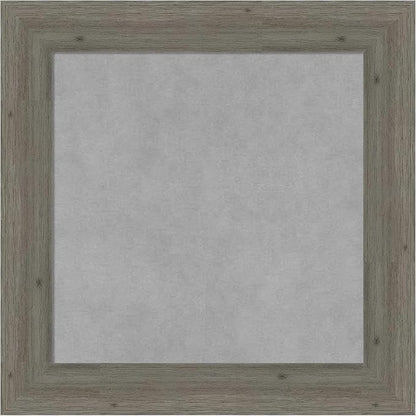 Amanti Art Grey Framed Magnetic Board 21x21 Small Vision Board for use with Magnets, 100% Metal Sheet to Display Items as Office Decor or for Home Organization in mudroom, Kitchen or Kids Room