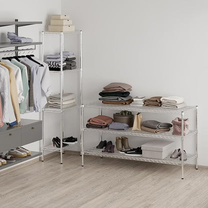 Regal Altair 24" Deep x 60" Wide x 34" Height Wire Shelving Kit | 3-Tier | NSF Commercial Storage Rack Unit