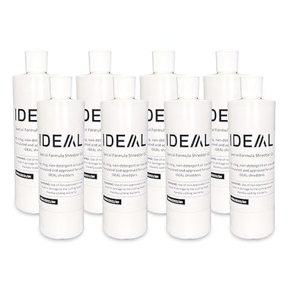 IDEAL Special High-Cling Lubricating Oil for ideal Shredders, Non-Toxic, Non-Detergent, Extend Life of Your Shredder (8 Bottles, 1 Pint Each)