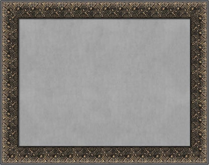 Amanti Art Black Framed Magnetic Board 23x29 Medium Vision Board for use with Magnets, 100% Metal Sheet to Display Items as Office Decor or for Home Organization in mudroom, Kitchen or Kids Room