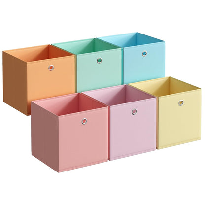 Storage Cubes, Set of 6 Odorless Foldable Storage Boxes