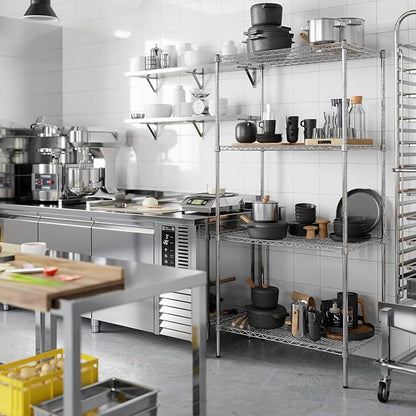 Regal Altair 21" Deep x 36" Wide x 74" Height Wire Shelving Kit | 4-Tier | NSF Commercial Storage Rack Unit