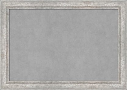 Amanti Art Silver Framed Magnetic Board 19x27 Medium Vision Board for use with Magnets, 100% Metal Sheet to Display Items as Office Decor or for Home Organization in mudroom, Kitchen or Kids Room