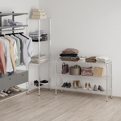 Regal Altair 14" Deep x 54" Wide x 34" Height Wire Shelving Kit | 3-Tier | NSF Commercial Storage Rack Unit