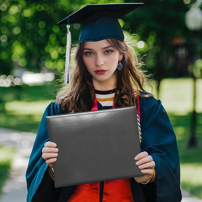 Diploma Cover 8.5” x11” Diploma Holder of Graduation Leatherette Padded Certificate（Tent Style),40-Pack