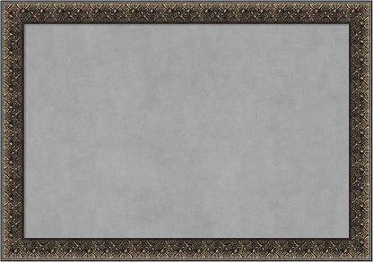 Amanti Art Black Framed Magnetic Board 29x41 Large Vision Board for use with Magnets, 100% Metal Sheet to Display Items as Office Decor or for Home Organization in mudroom, Kitchen or Kids Room