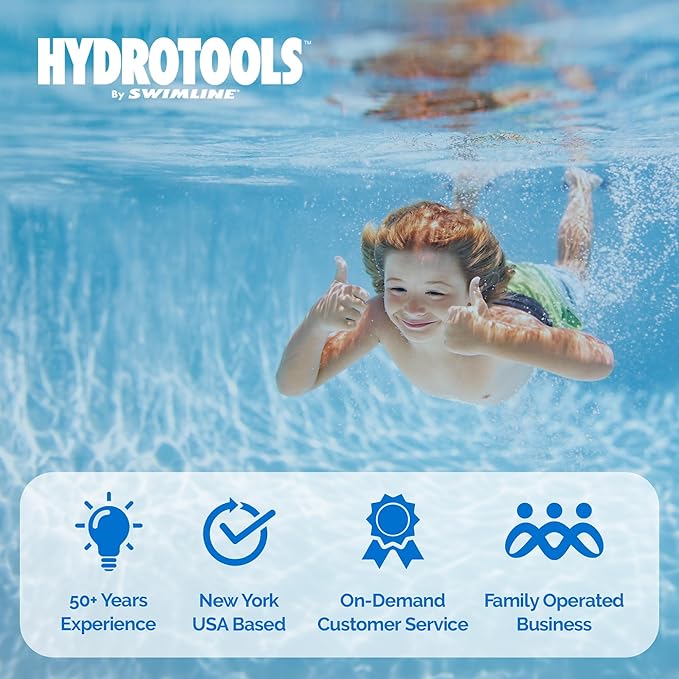 SWIMLINE HYDROTOOLS Pool Cartridge Filter Pump System For Above Ground & Inground Pool | 150 SQ FT | VARIABLE DUAL 2-SPEED 1 .5HP 5820 GPH | For Pools Up To 40000 Gallon | Silver Ion Element & Timer