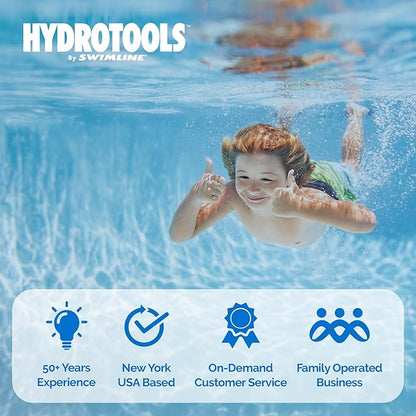 SWIMLINE HYDROTOOLS Pool Cartridge Filter Pump System For Above Ground & Inground Pool | 150 SQ FT | VARIABLE DUAL 2-SPEED 1 .5HP 5820 GPH | For Pools Up To 40000 Gallon | Silver Ion Element & Timer