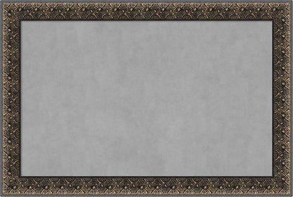 Amanti Art Black Framed Magnetic Board 25x37 Large Vision Board for use with Magnets, 100% Metal Sheet to Display Items as Office Decor or for Home Organization in mudroom, Kitchen or Kids Room