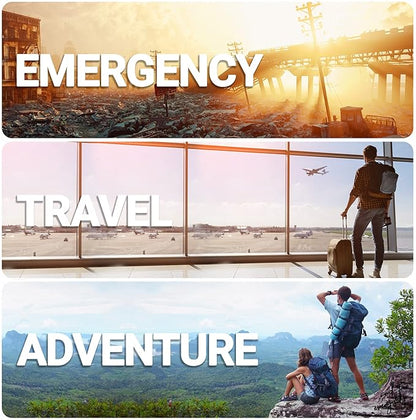 ETA Alkaline Water Filter Bottle for Travel, Camping, Hiking, Backpacking, Emergency, Survival | Removes up to 99.99% of Harmful contaminants, 9.5pH, Protects the Nutrient & Mineral Value, Made in USA