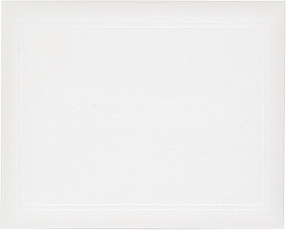GraduationMall 8.5"x11" Smooth Padded Diploma Cover Certificate Holder White,1-Pack