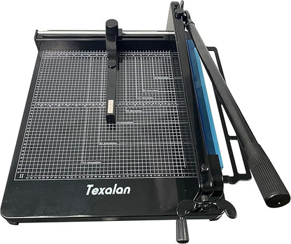 TEXALAN(R) Heavy Duty Guillotine Paper Cutter Black 400 Sheets Stack Paper Trimmer (A3-17'' Paper Cutter)