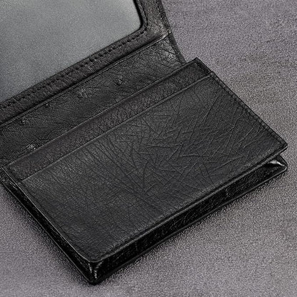 Leather Business Card Case Holder for Men & Women, Italian Calfskin