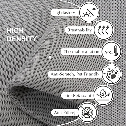 DECOLAB Desk Dividers, Portable Table Partition Screen Panel for Office, Workspace, Classroom, Student, Freestanding, Scratch Resiatance, 48"x18", Steel
