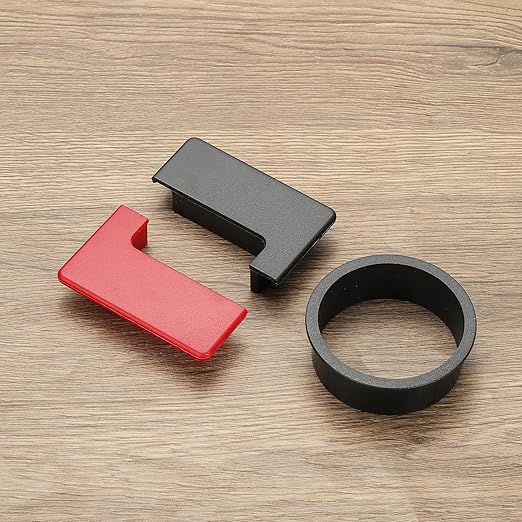 PATIKIL 2.8inch Desk Grommet, 6Pcs Cable Grommet Wire Management Cable Hole Cover Cord Organizer for Office Home Table Countertop, Black