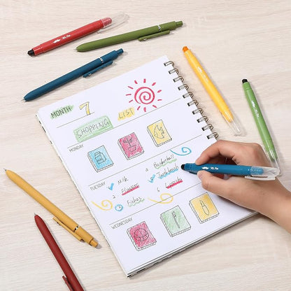 Mr. Pen- Bible Highlighters and Gel Pens, 8 Pack | Vibrant Colors Gel Highlighters No Bleed, Black Ink Gel Pens, Fast Dry and No Smear for Bible Journaling, Planner