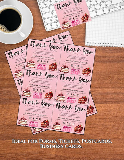 Limited Papers (TM) 8.5x11 Perforated Paper, 20/50 Pound, 75 GSM, Variety of Perforation Sizes and Colors, for Forms, Tickets, Postcards, Business Cards. (Buff, 6 up)