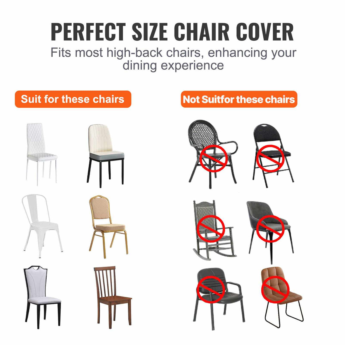 Stretch Spandex Folding Chair Covers, Universal Fitted Chair Cover, Removable Washable Protective Slipcovers, for Wedding, Holiday, Banquet, Party, Celebration, Dining, 100PCS (Ivory/Beige)